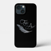 天使が近くにいるサイン 羽根 Case-Mate iPhoneケース (裏面)