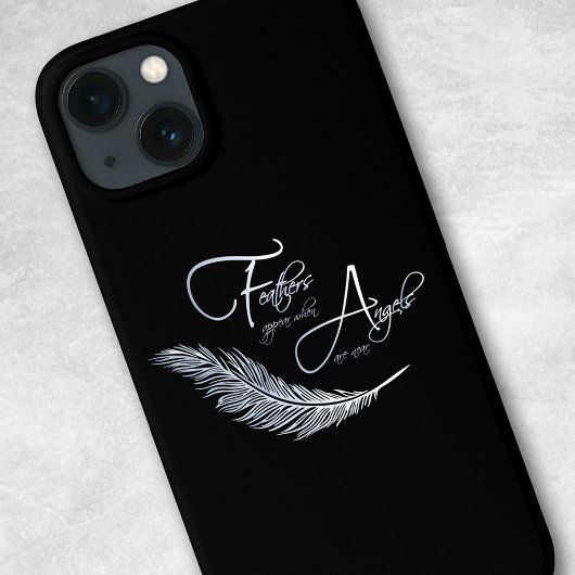 天使が近くにいるサイン 羽根 Case-Mate iPhoneケース