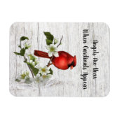 天使が近づくと深紅色が現れる マグネット (横)