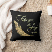 天使が近づくと羽が現れる装飾用クッション クッション (ブランケット)