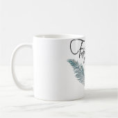 天使が近づくと羽が現れる コーヒーマグカップ (左)