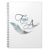 天使が近づくと羽が現れる ノートブック (正面)
