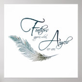 天使が近づくと羽が現れる ポスター (正面)