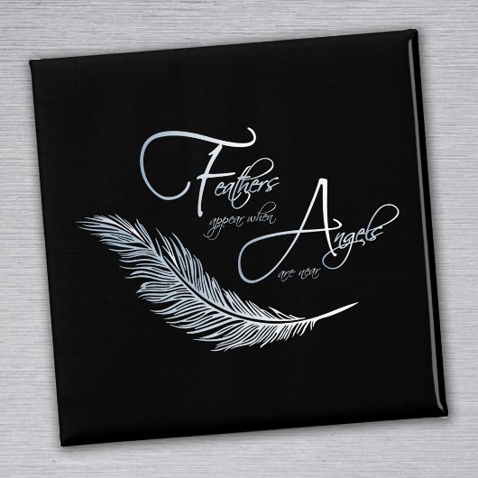 天使が近づくと羽が現れる マグネット