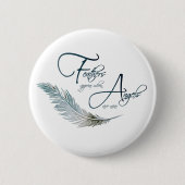 天使が近づくと羽が現れる 缶バッジ (正面)