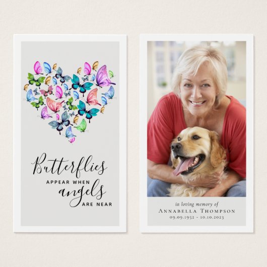 天使が近づくと蝶が現れる (正面&裏面)