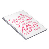 天使が近づくと蝶と深紅色が現れる ノートブック (右側)