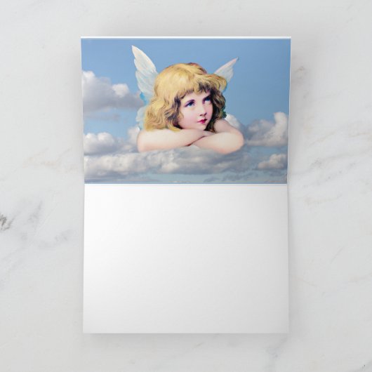 天使が雲に カード (内部)
