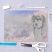 天使が雲の中に 薄葉紙 (クラフト)