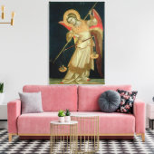 天使が魂を量る， c.1348-55 キャンバスプリント (インサイチュ (リビング))