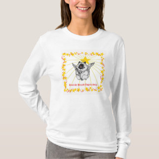 天使がTシャツを歌う布告者を吠えさせて下さい Tシャツ