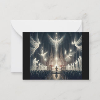 天使たちと聖徒たちと ノートカード