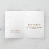 天使たちは彼の誕生に向かって歌った。イエス・ラクダ。 シーズンカード (内部)