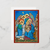 天使たちは驚いた 箔シーズンポストカード (正面/裏面)