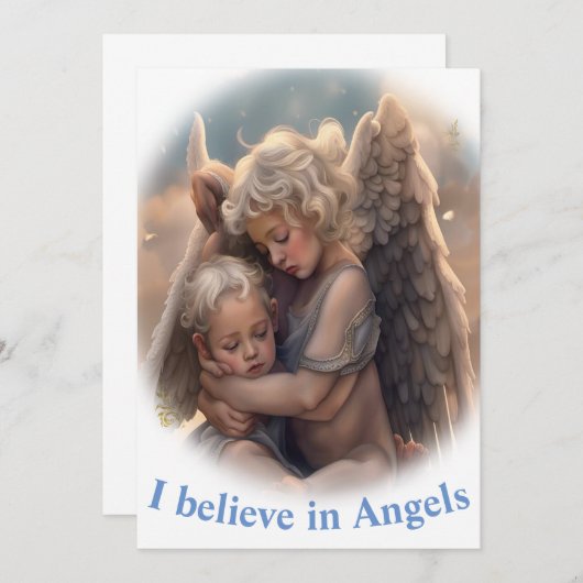 天使たち 招待状 (正面/裏面)