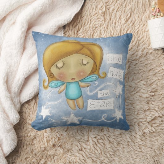 天使つる星 クッション (ブランケット)