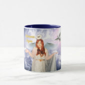 天使でもコーヒーマグが必要 マグカップ (中央)