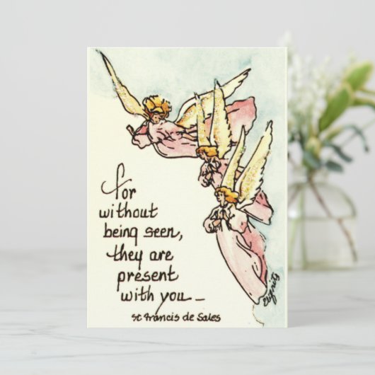 天使とことわざの心地よい シーズンカード (スタンド正面)