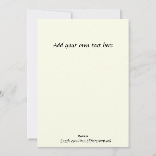 天使とことわざの心地よい シーズンカード (裏面)