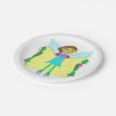 天使としての少女 ペーパープレート (アングル)