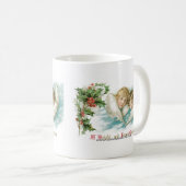 天使として2人のビクトリアンな子供 コーヒーマグカップ (正面右)