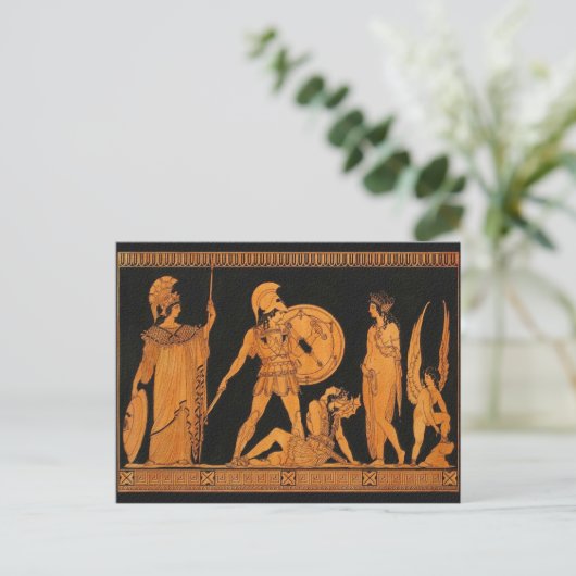 天使とアマゾーンのはがき ポストカード (スタンド正面)