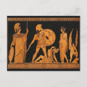 天使とアマゾーンのはがき ポストカード (正面)