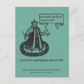 天使とアレン・キーのポストカード ポストカード (正面)