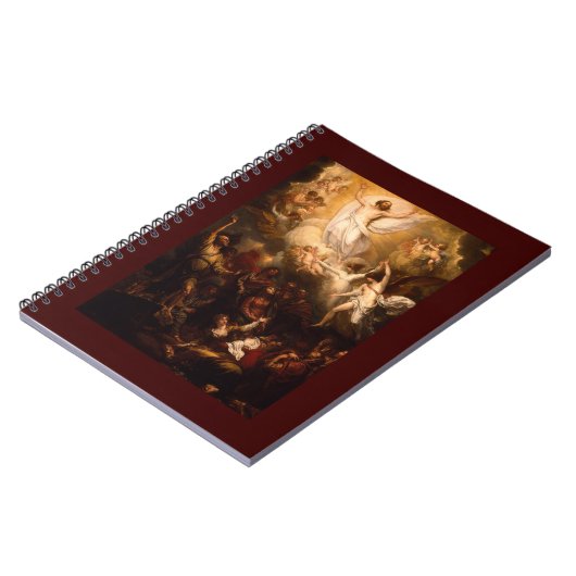 天使とキリストの昇天 ノートブック (左側)