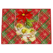 天使とクリスマスプレド ラージペーパーバッグ (正面)