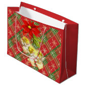 天使とクリスマスプレド ラージペーパーバッグ (正面アングル)