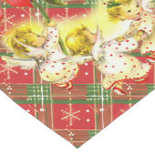天使とクリスマスプレド ロングテーブルランナー (コーナー)