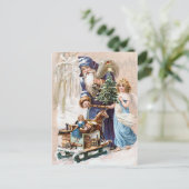 天使とサンタクロース シーズンポストカード (スタンド正面)