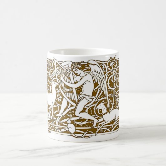 天使とハープ コーヒーマグカップ (中央)