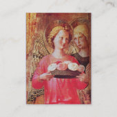 天使とバラ 名刺 (裏面)