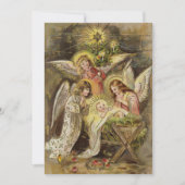 天使とベビーイエス | ヴィンテージクリスマス (正面)