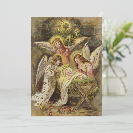 天使とベビーイエス | ヴィンテージクリスマス (スタンド正面)