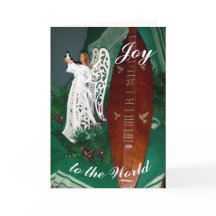 天使とマウンテン ドゥルシマーのクリスマス グリーティング