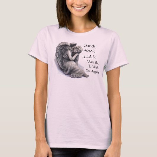 天使と一緒に飛んでくれないか Tシャツ (正面)