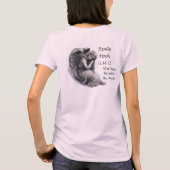 天使と一緒に飛んでくれないか Tシャツ (裏面)
