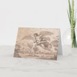 天使と二人の子供、フランチェスコ·バルトロッジ。 カード