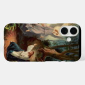 天使と共にいるイエス・キリスト Case-Mate iPhoneケース (裏面 (横))