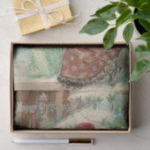 天使と冬の森のクリスマス 薄葉紙 (ギフト)