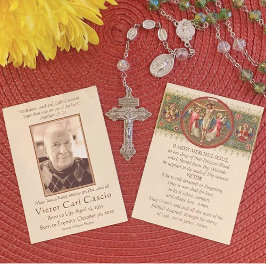 天使と十字架キリストのカトリック葬儀聖