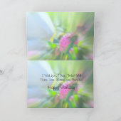 天使と奇跡があなたの誕生日 カード (内部)