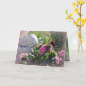 天使と奇跡があなたの誕生日 カード (黄色い花)