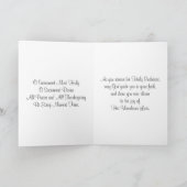 天使と女の子のためのカトリック初の聖餐式 シーズンカード (内部)