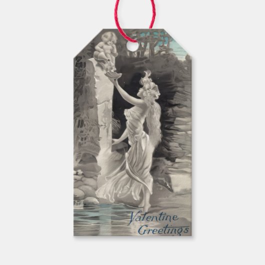 天使と女神バレンタイン ギフトタグ (正面)