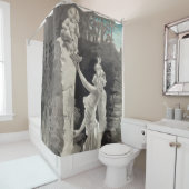 天使と女神バレンタイン シャワーカーテン (インサイチュ)
