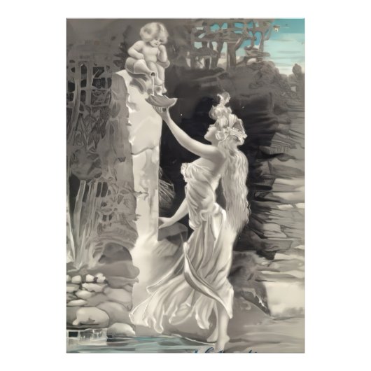 天使と女神バレンタイン フォトプリント            (正面)